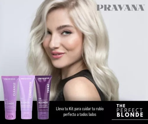 Pravana Perfect Blonde Shampoo Acondicionador Y Mask 59ml – Pravanashop